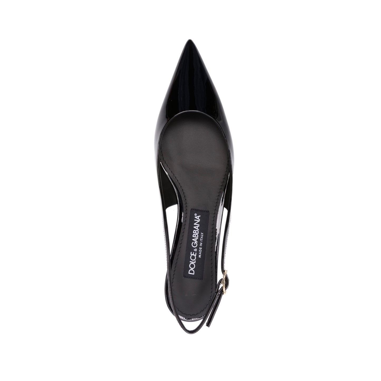 Dolce & Gabbana 40mm Patent Slingback Pump