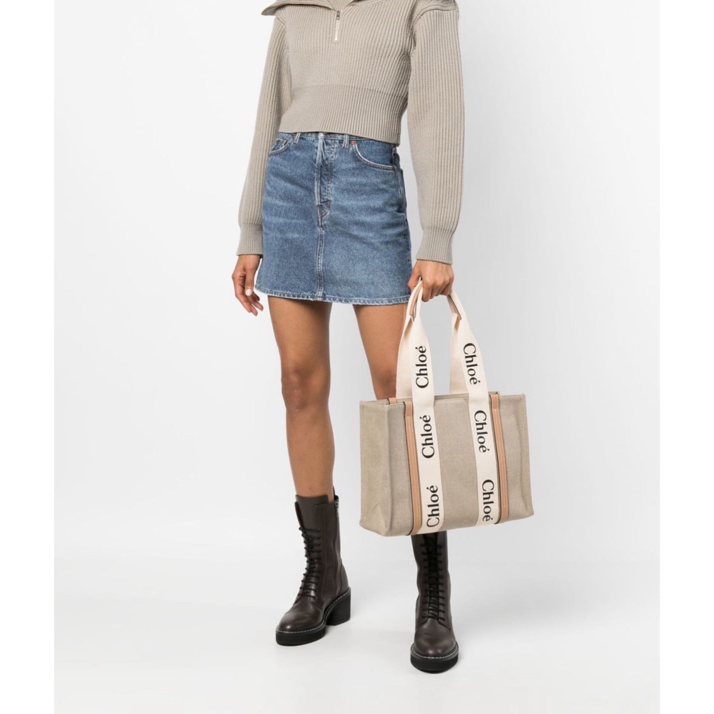 Chloe Medium Woody Tote Bag