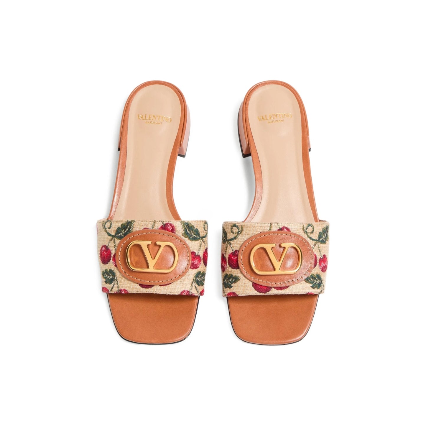 Valentino Garavani VLogo Cherry 20mm Sandal