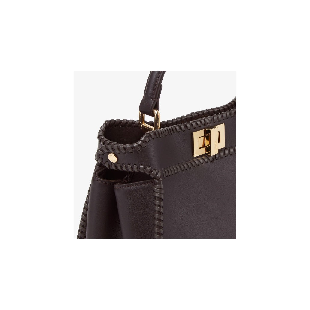 Fendi Mini Peekaboo Leather Bag