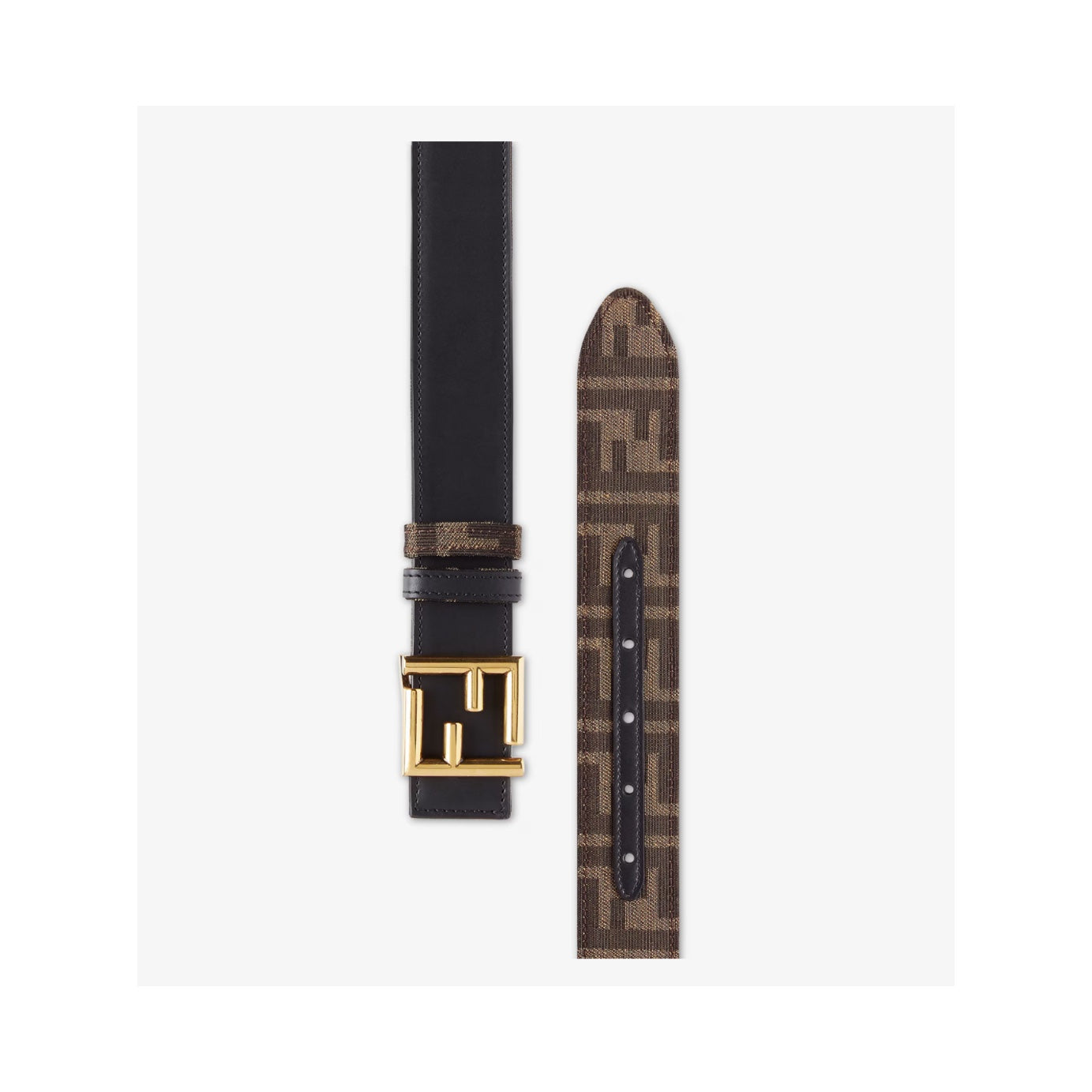 Fendi FF-Jcquard Reversible 35mm Belt