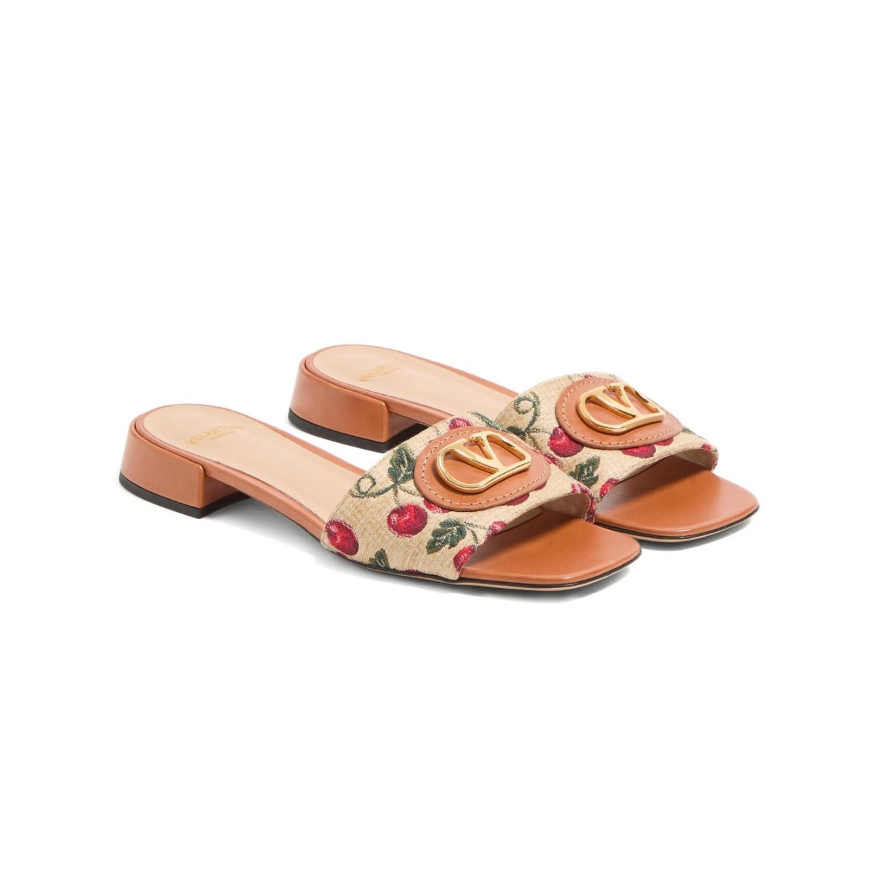 Valentino Garavani VLogo Cherry 20mm Sandal