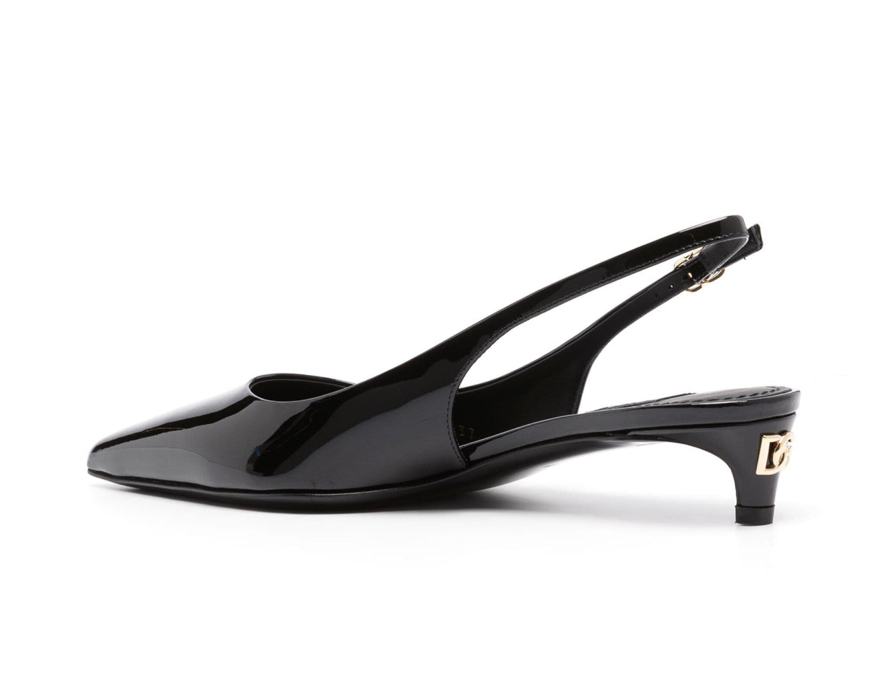 Dolce & Gabbana 40mm Patent Slingback Pump