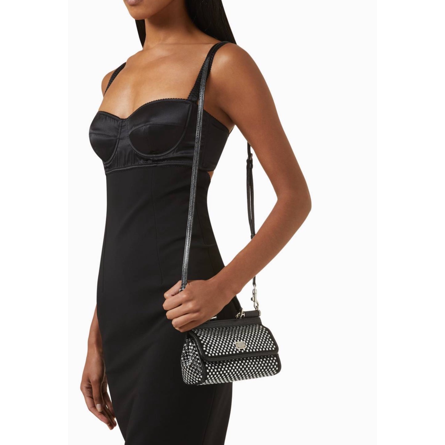 Dolce & Gabbana Small Crystal Sicily Bag