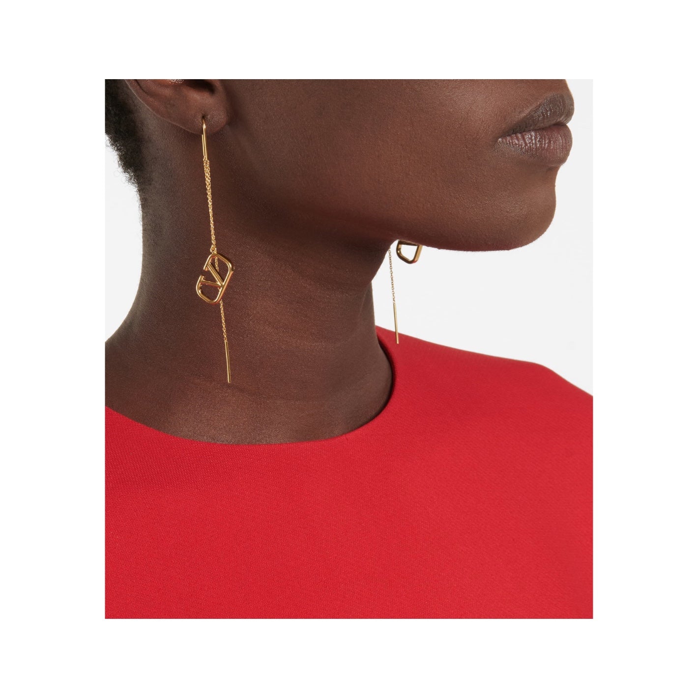 Valentino VLogo Drop Earrings