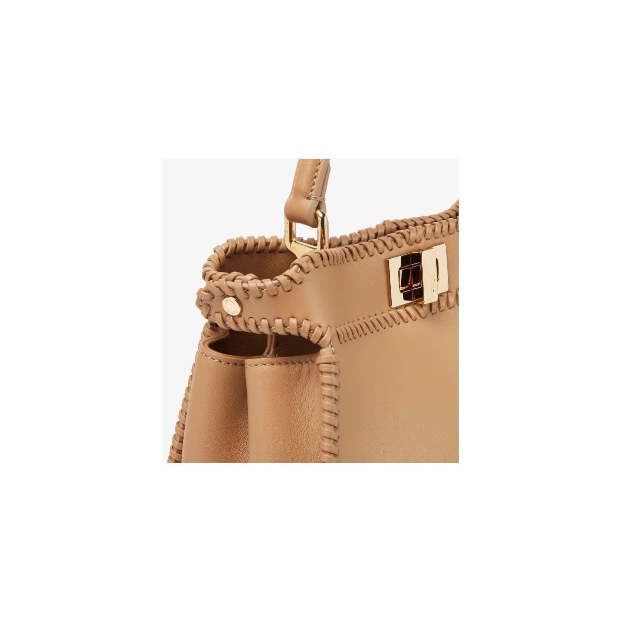 Fendi Mini Peekaboo Leather Bag
