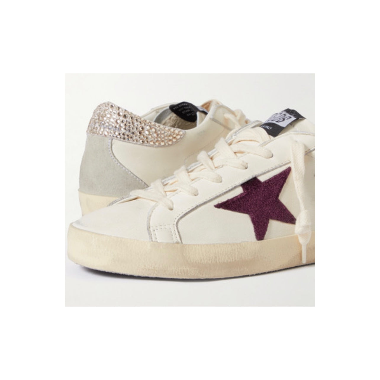 Golden Goose Super-Star Crystal Sneakers