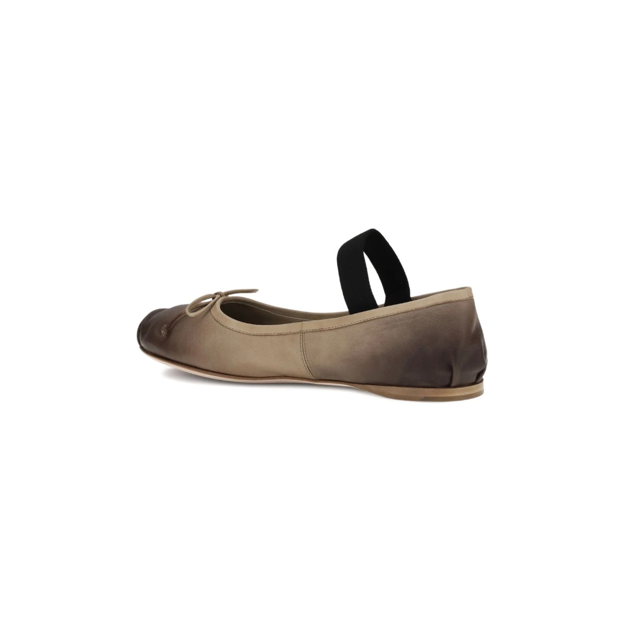 Miu Miu Bow Leather Ballerina