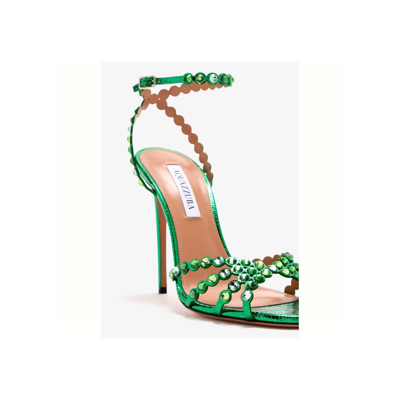 Aquazzura Tequila 105mm Leather Sandal