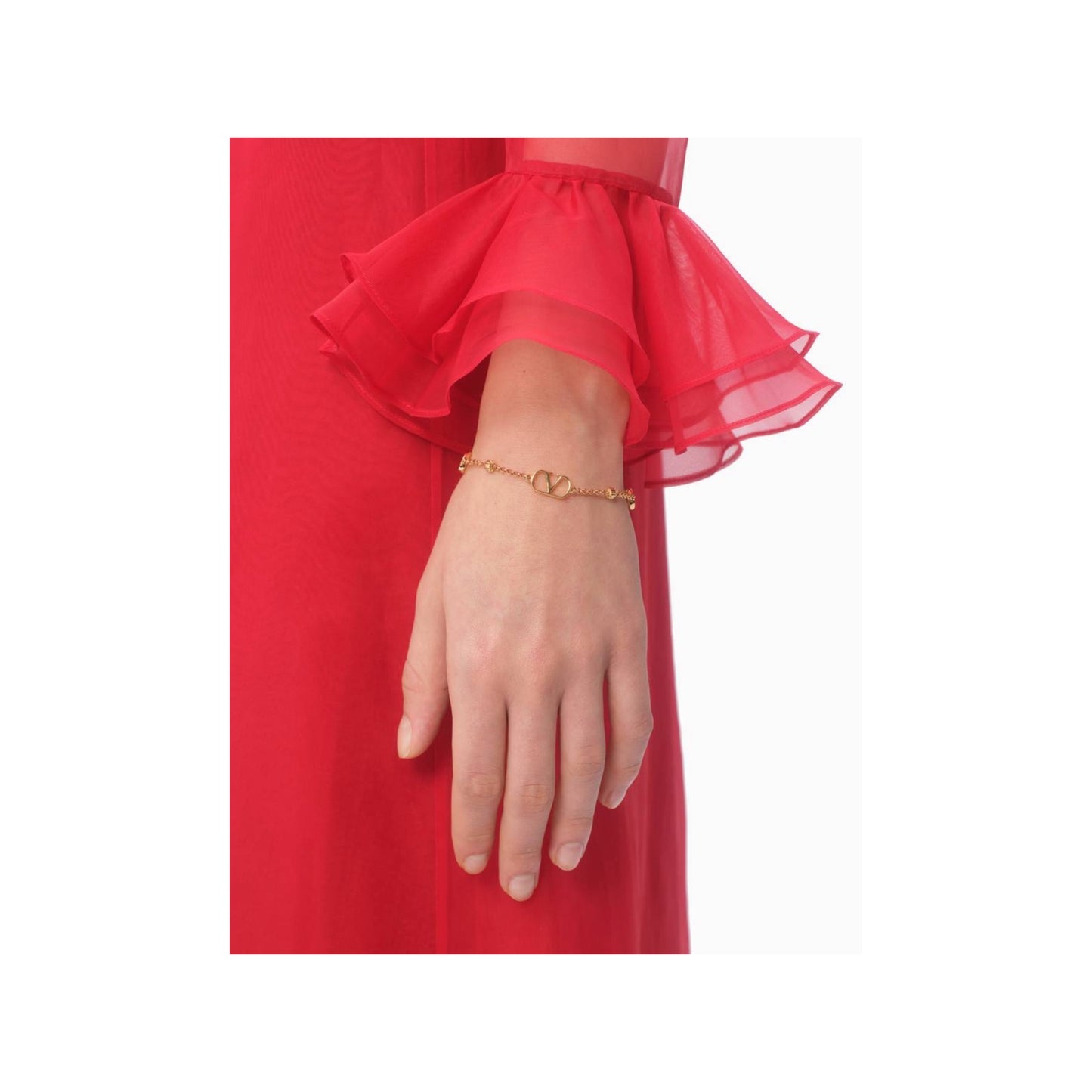 Valentino Vlogo Chain Bracelet