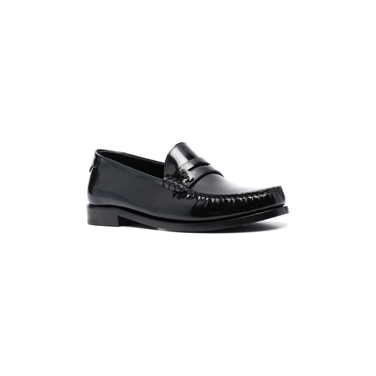 Saint Laurent Men Le Penny Leather Loafers