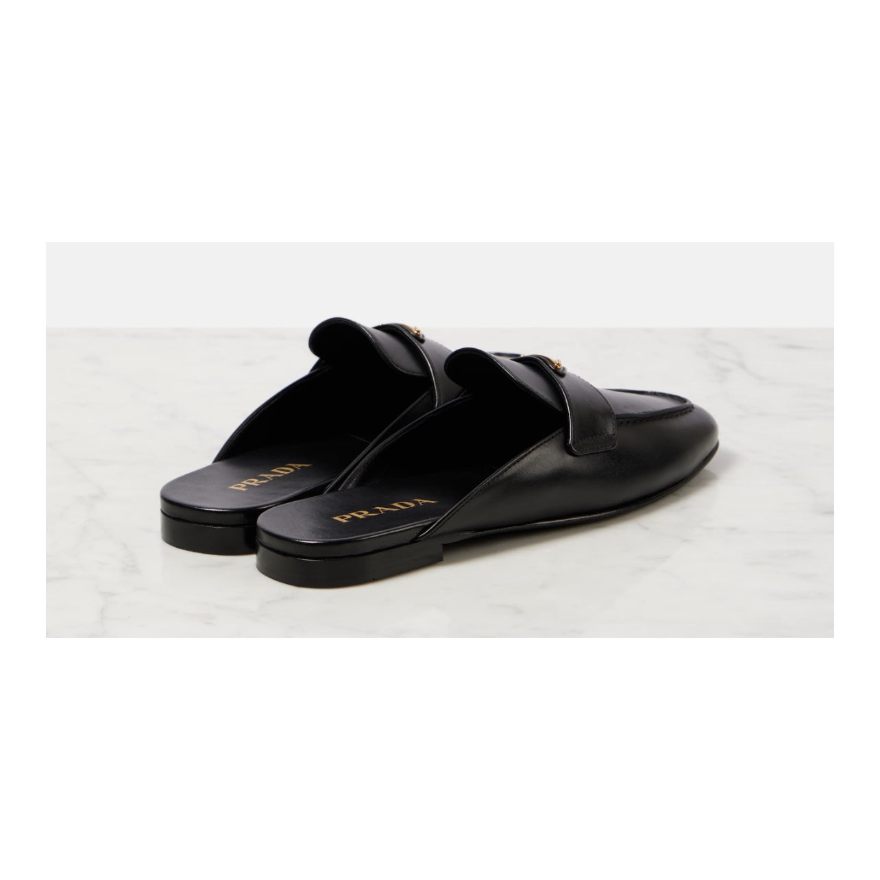 Prada Leather Mules