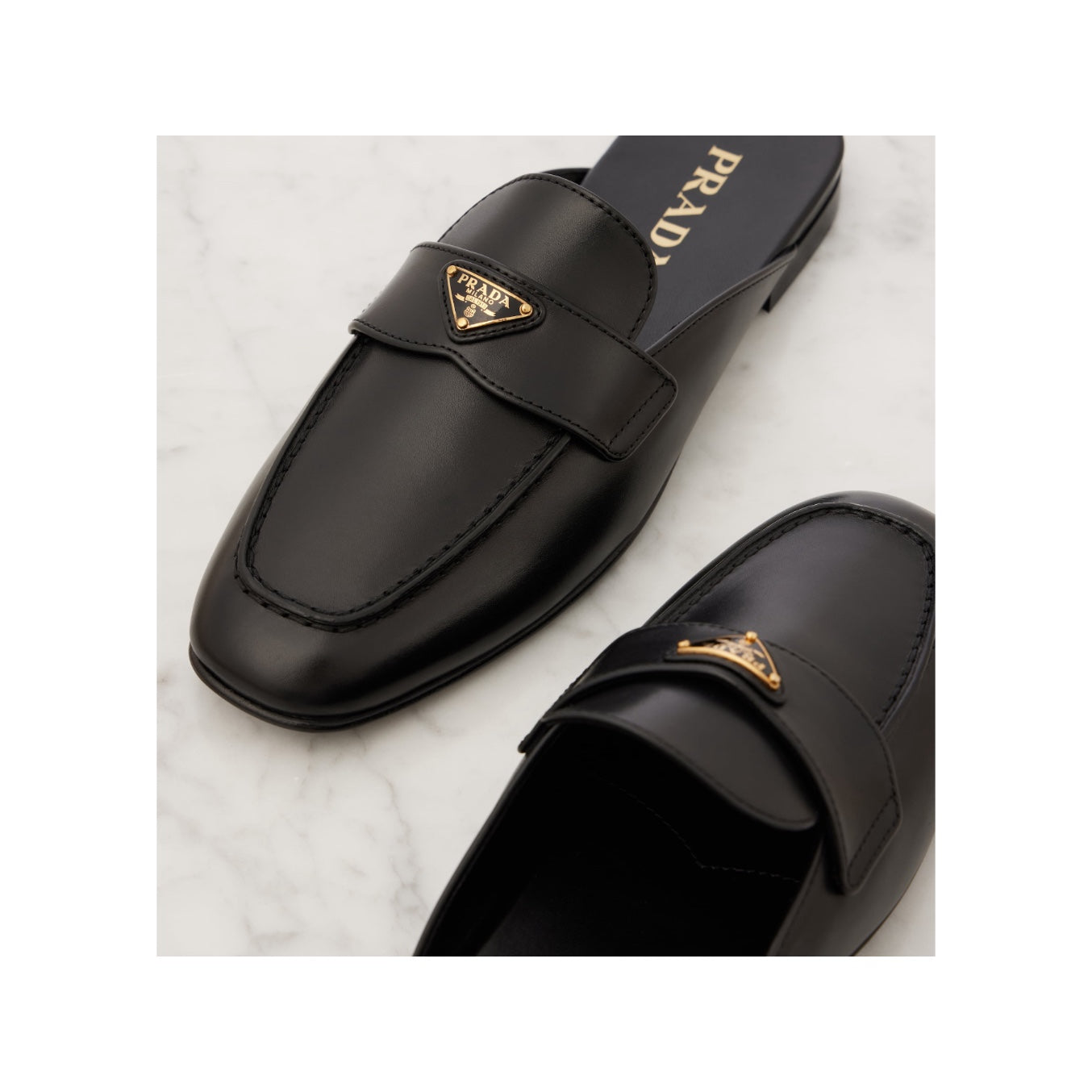 Prada Leather Mules