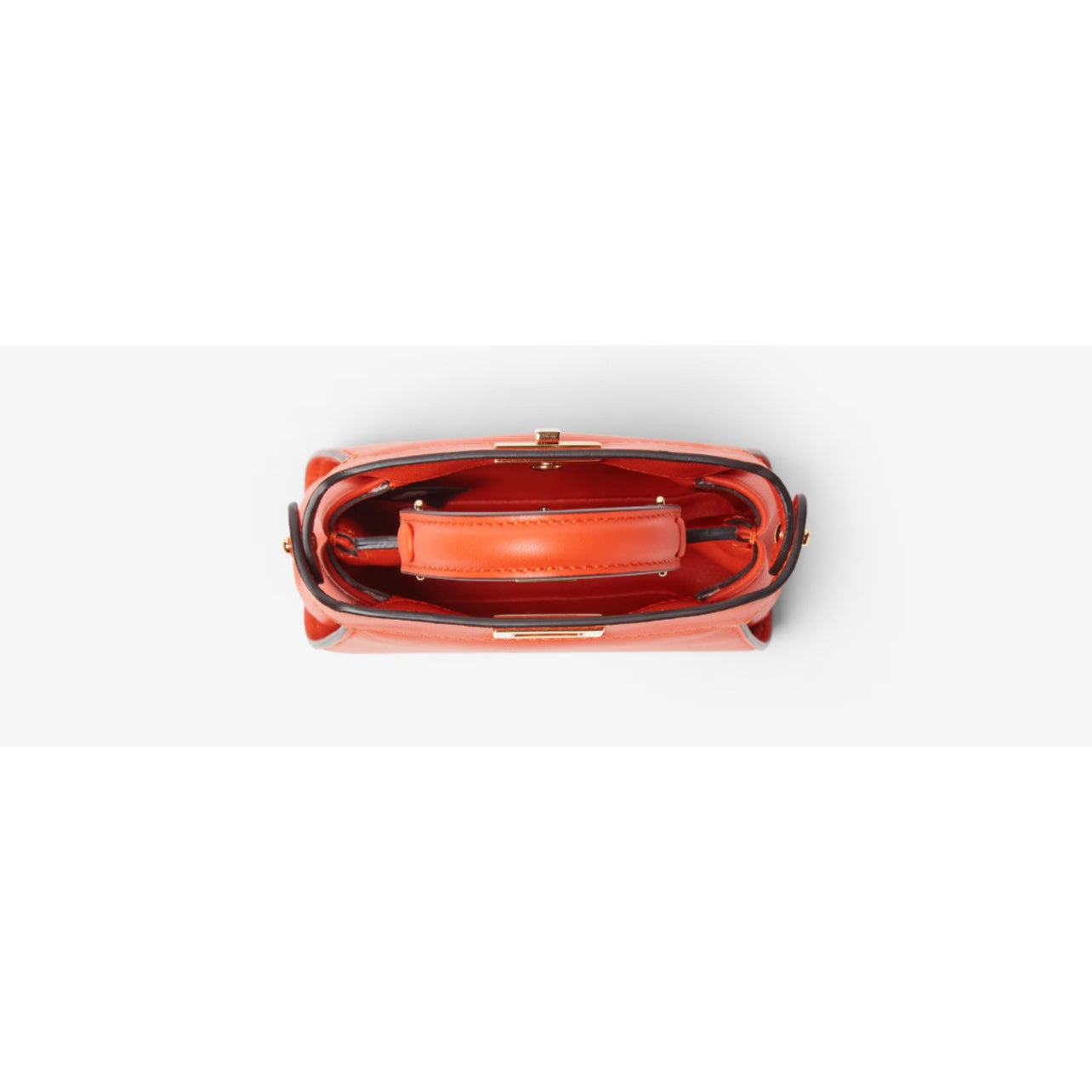 Fendi Nano Peekaboo Leather Bag