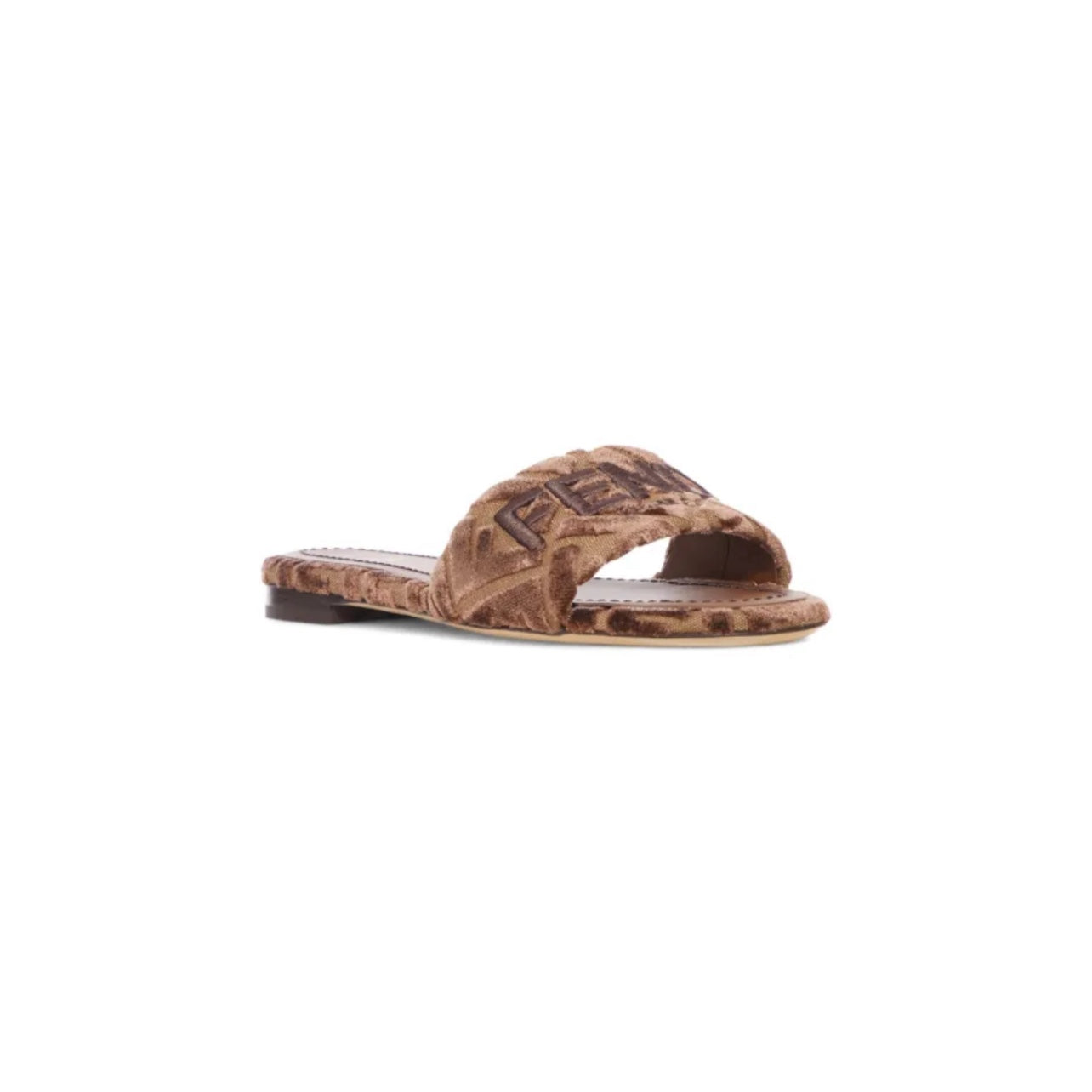 Fendi Sunshine Velvet Sandal