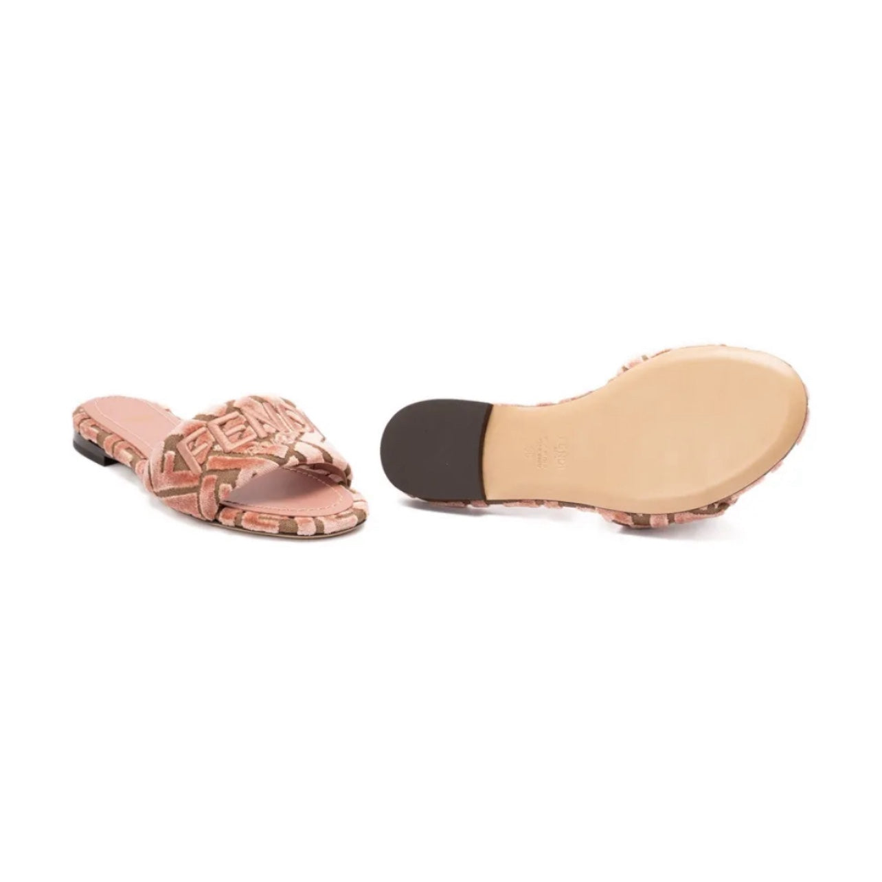 Fendi Sunshine Velvet Sandal