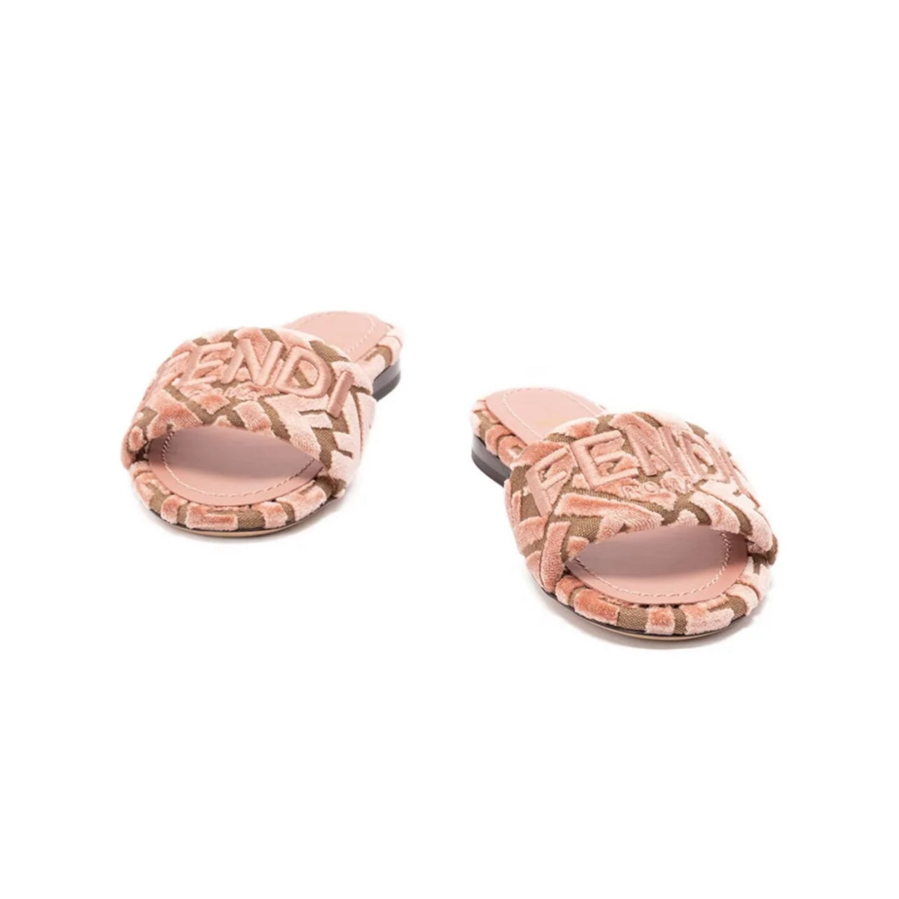 Fendi Sunshine Velvet Sandal
