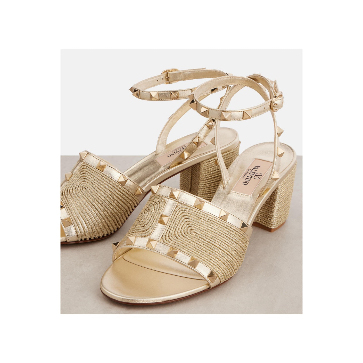 Valentino Rockstud 60mm Heeled Sandal