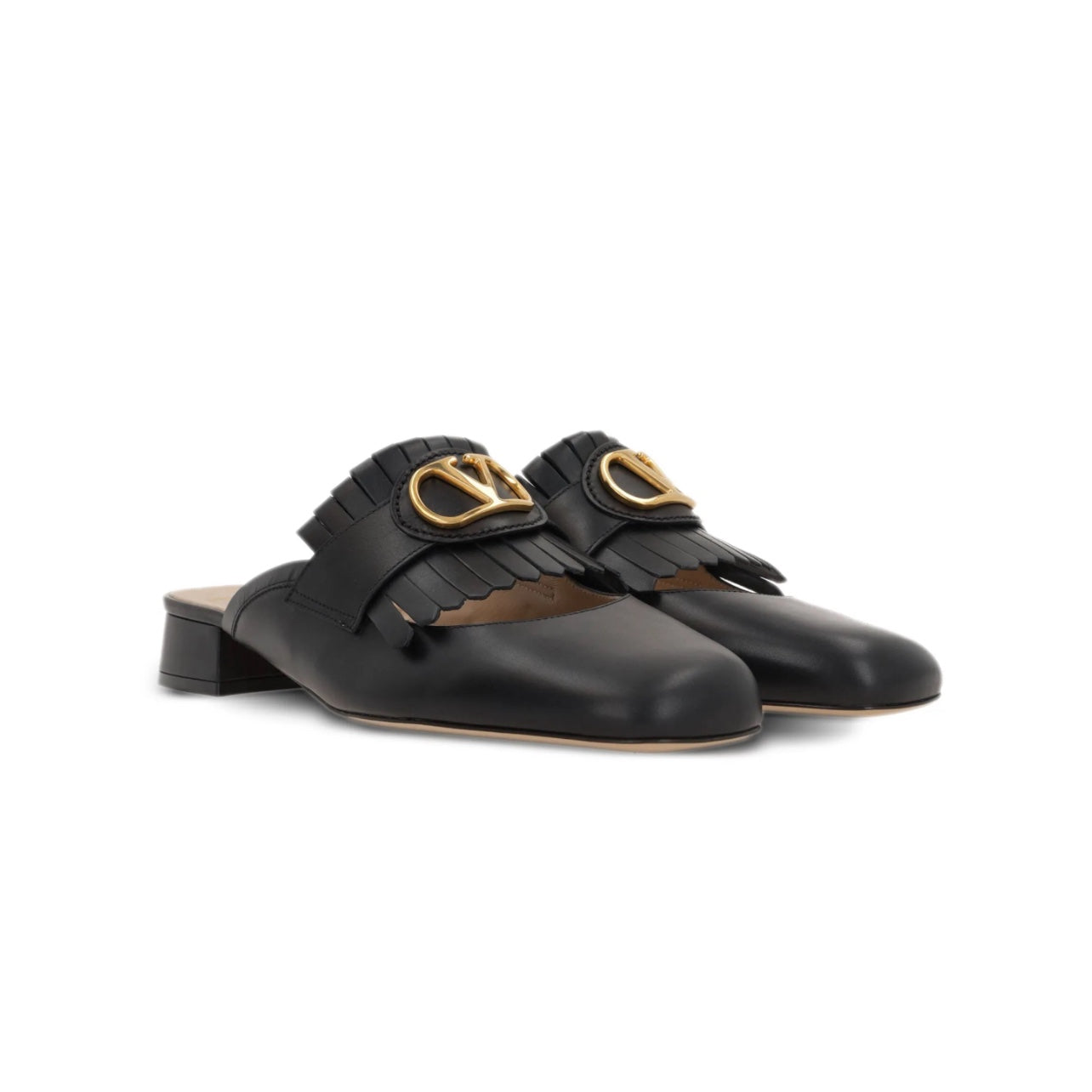 Valentino VLogo Flat Mules