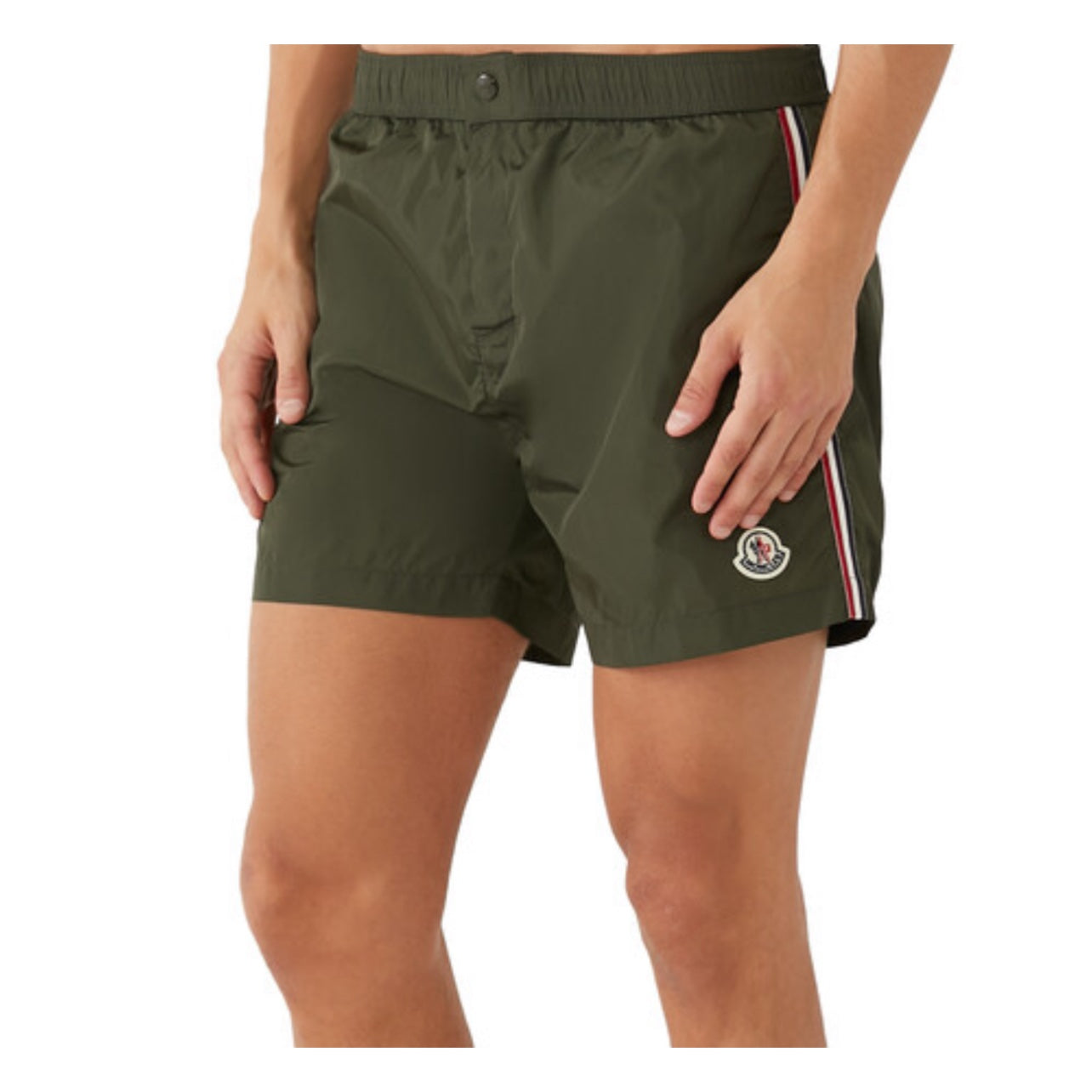 Moncler Striped Swim Shorts