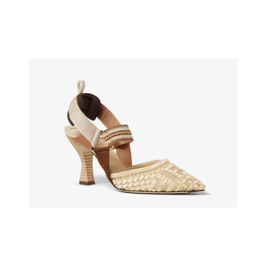 Fendi Colibri 85mm Slingbacks