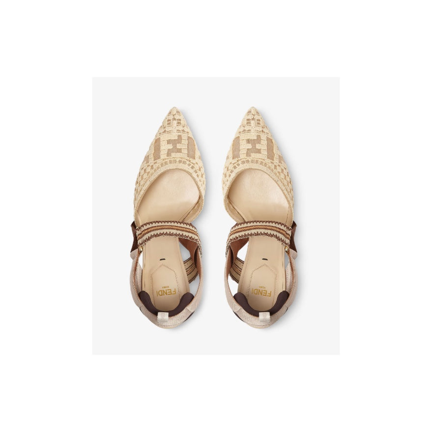 Fendi Colibri 85mm Slingbacks