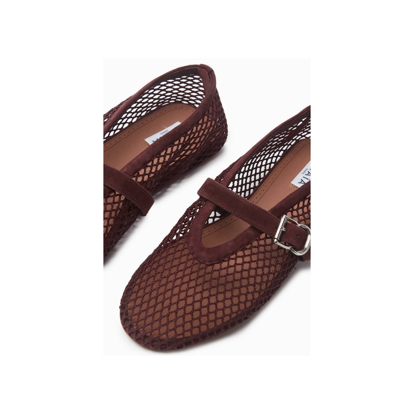 ALAïA Fishnet Ballet Flat