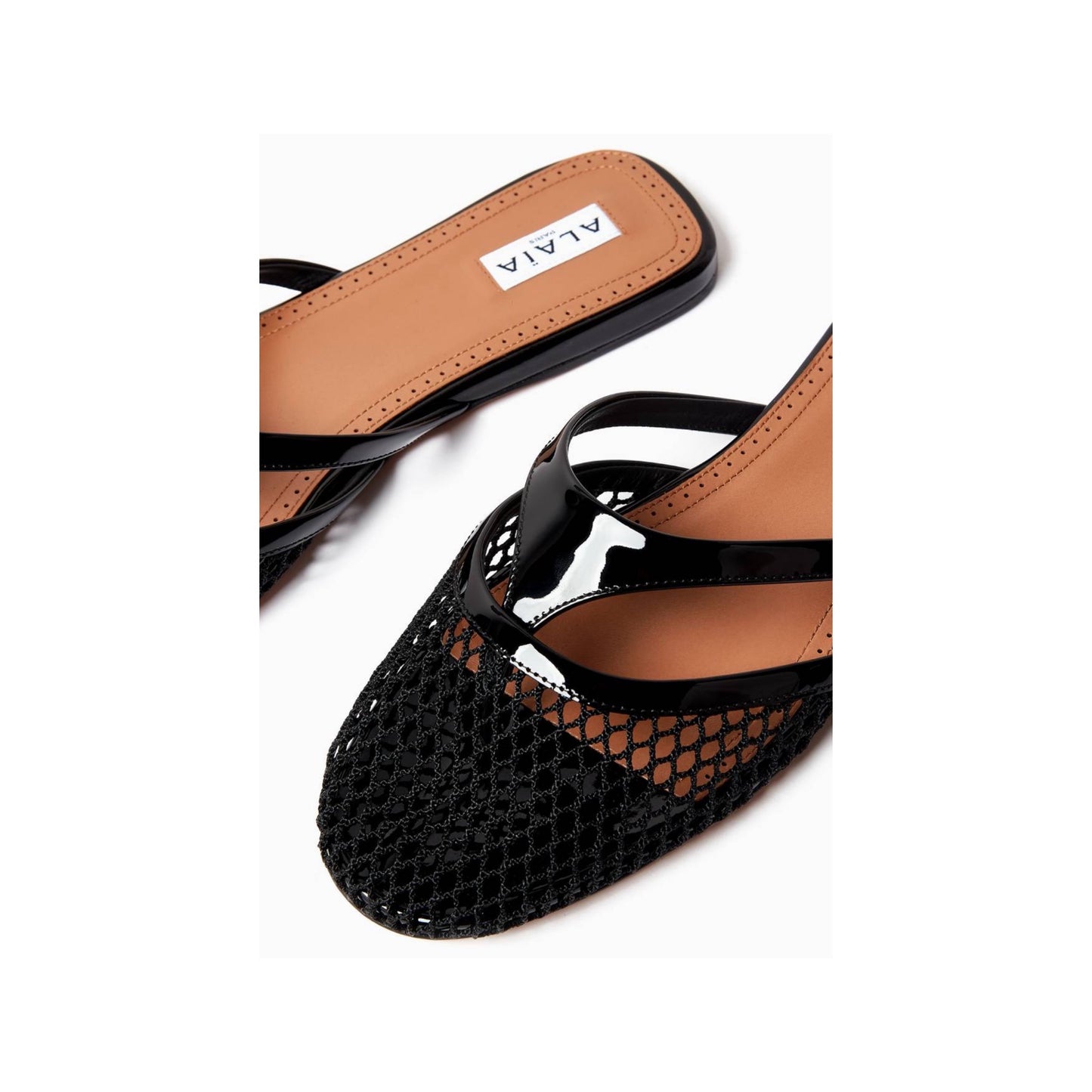 ALAïA Fishnet Slipper