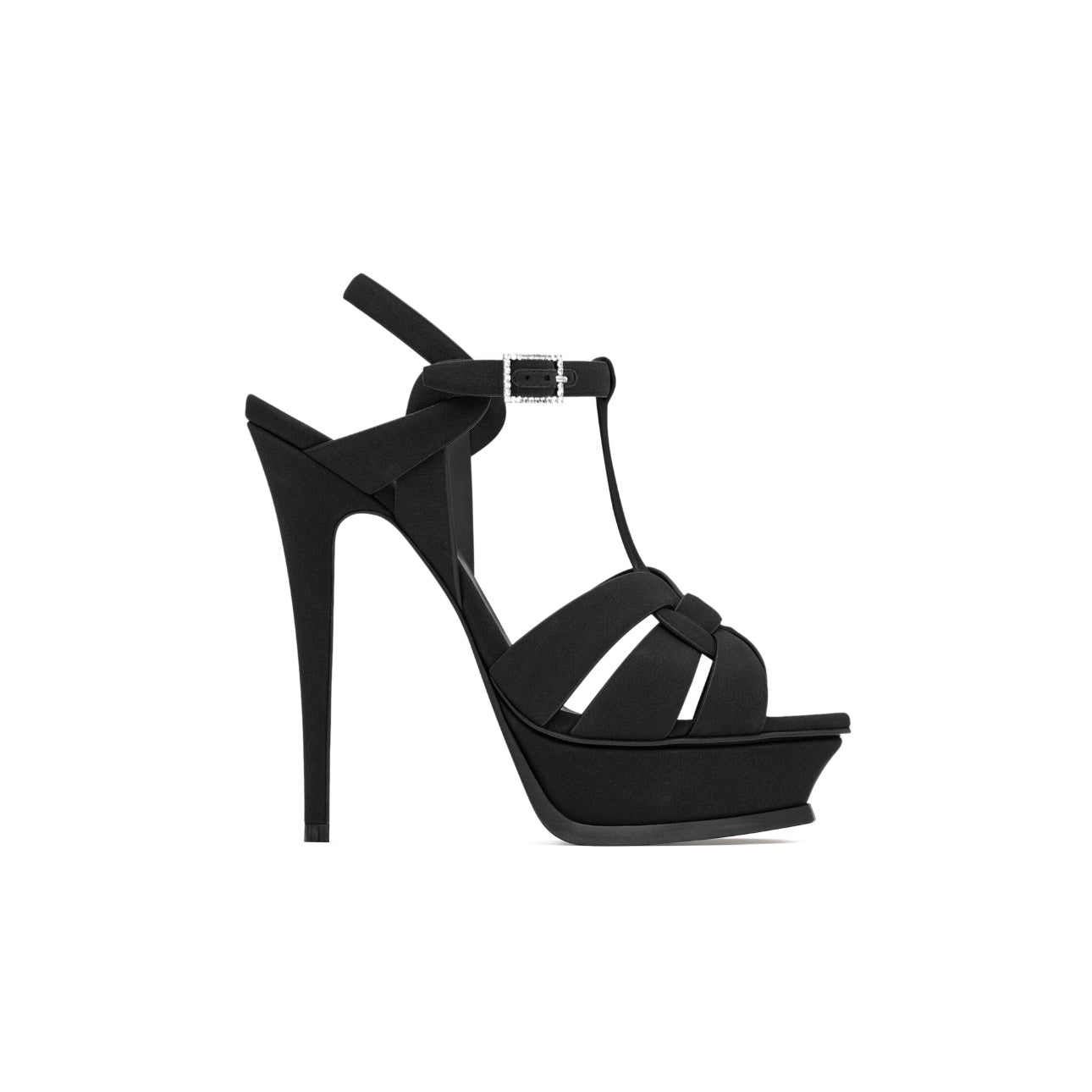 Saint Laurent Velvet Tribute 135mm Sandal