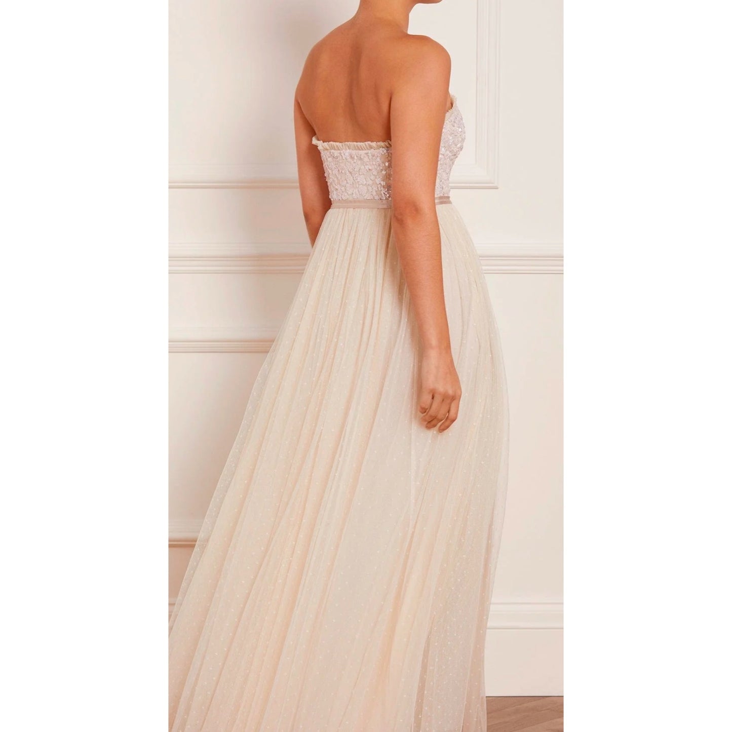 Needle & Thread Strapless Gown