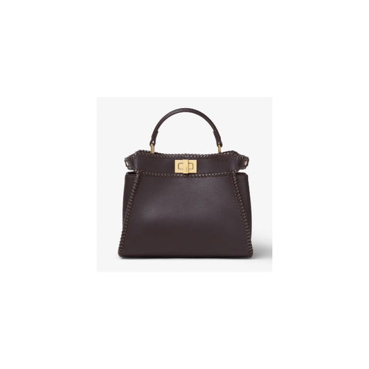 Fendi Mini Peekaboo Leather Bag