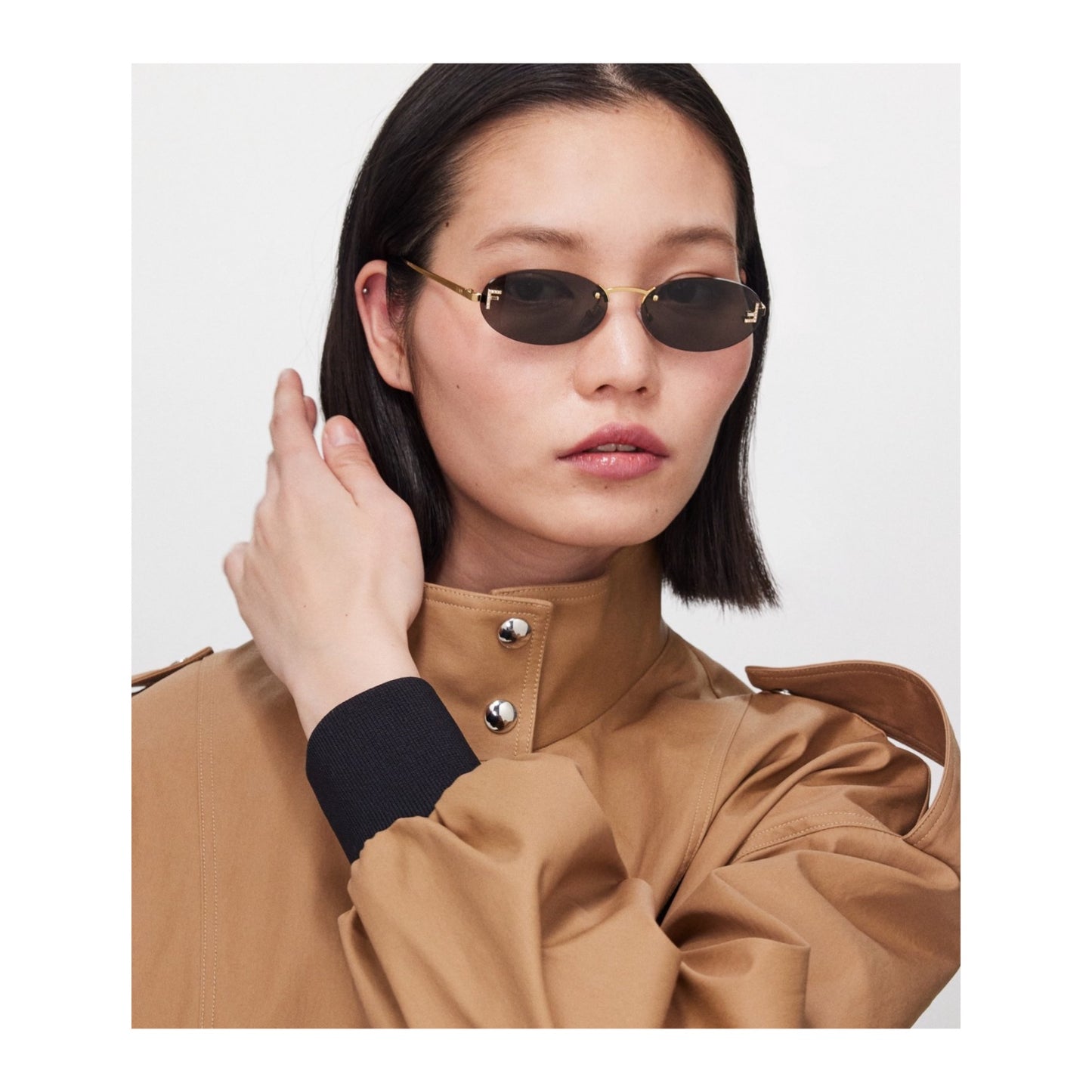 Fendi Rimless Sunglasses