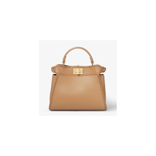 Fendi Mini Peekaboo Leather Bag