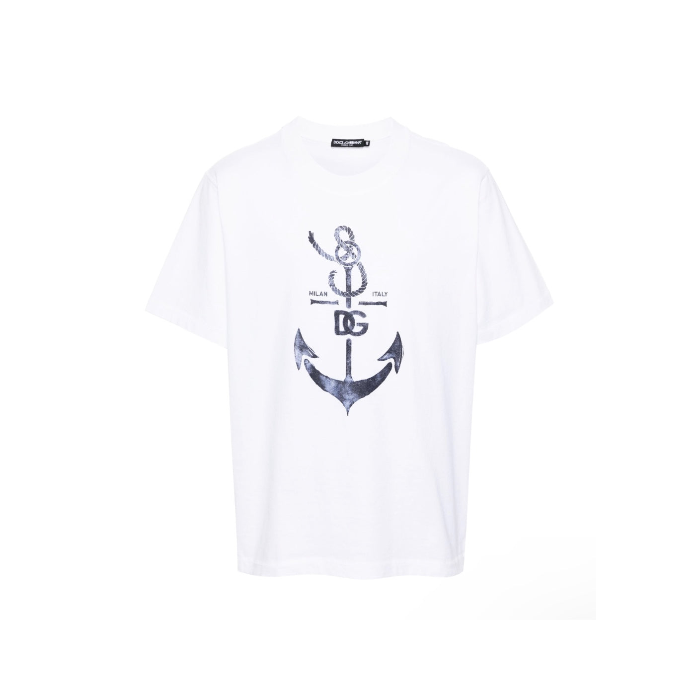 Dolce & Gabbana Logo Printed Cotton T-Shirt