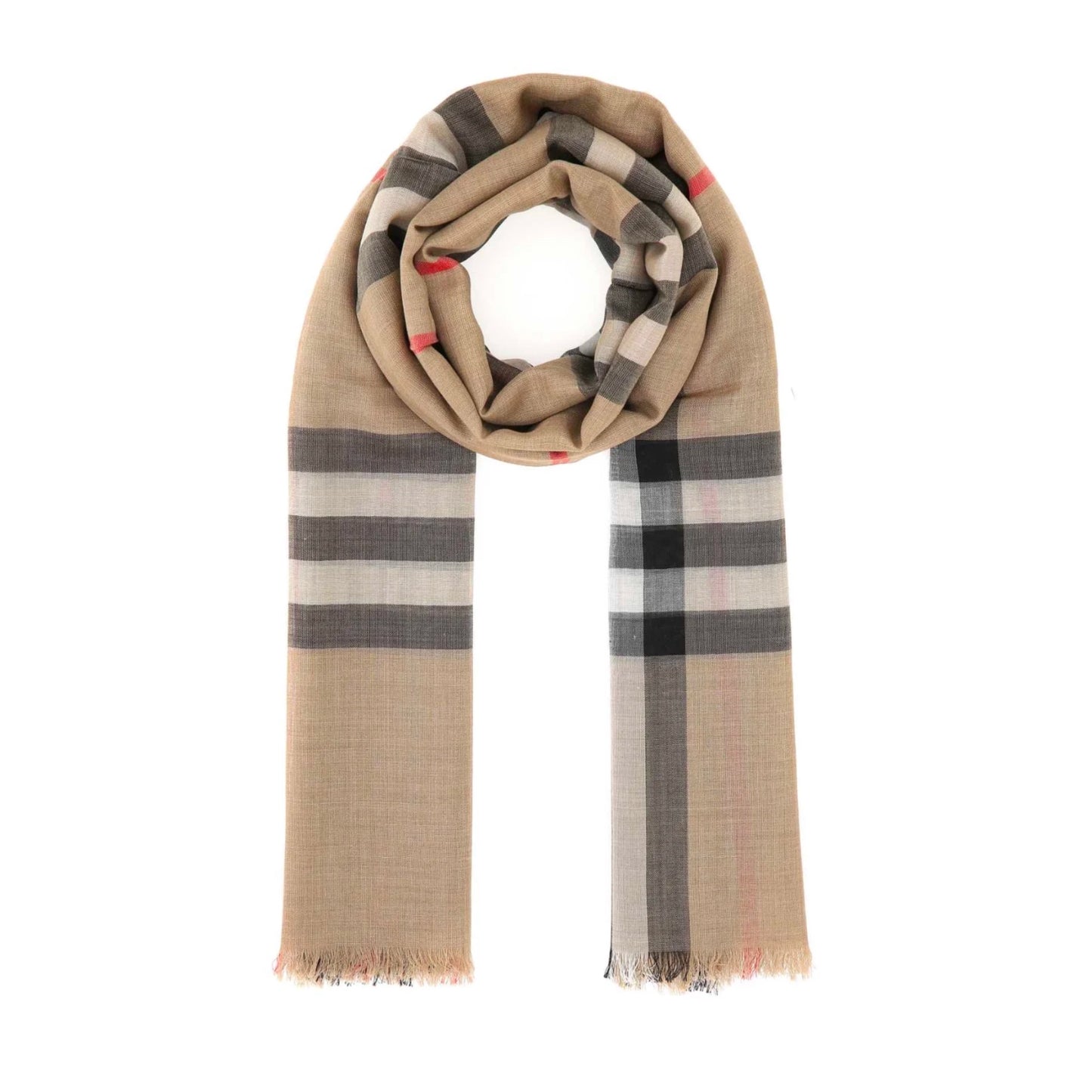 Burberry Frayed-Edge Scarf