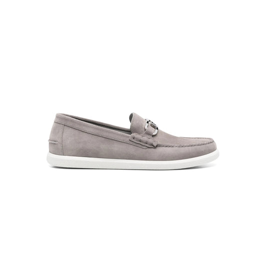 Fendi Men O-Lock Suede Loafer