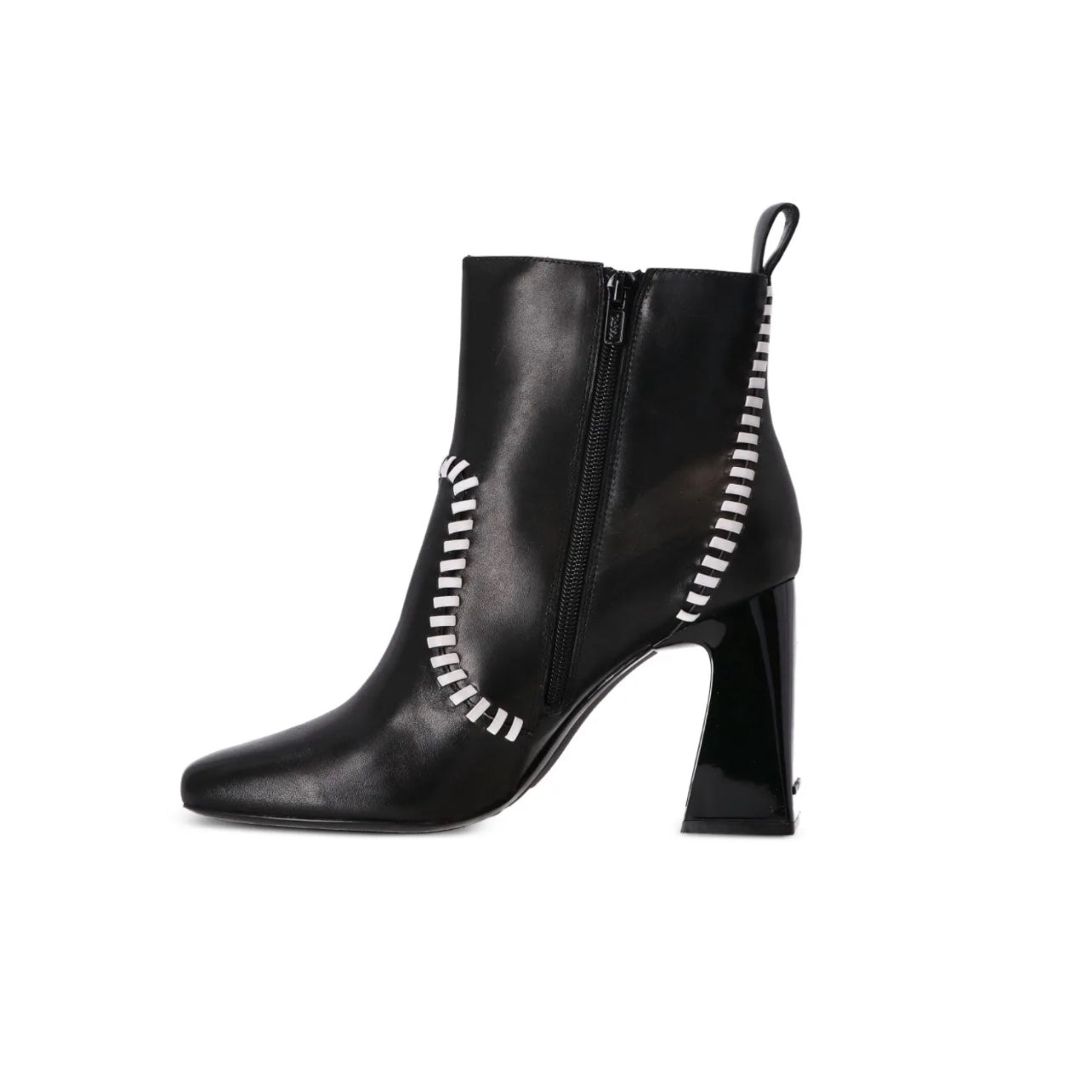Karl Lagerfeld Leather Striped 10mm Boots