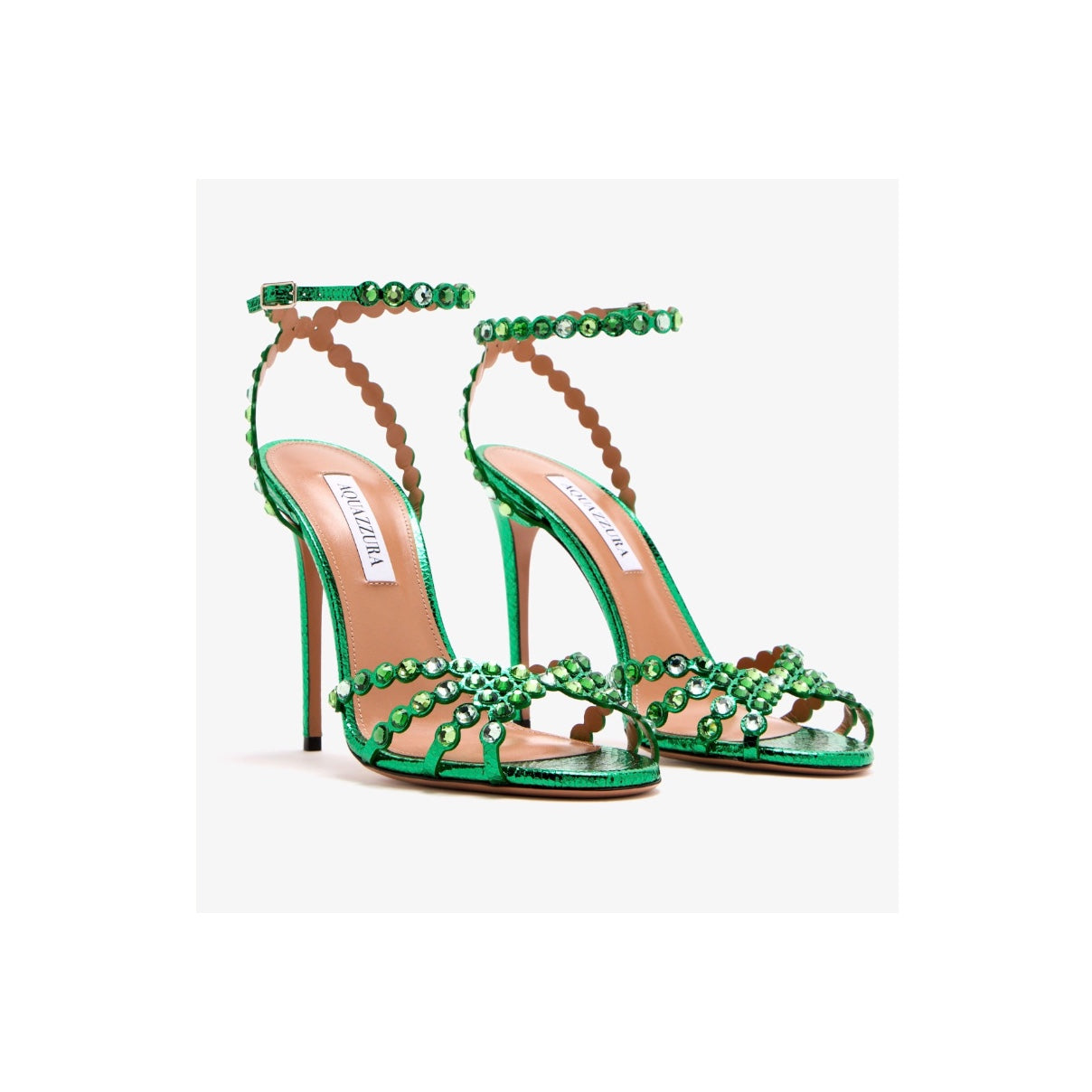 Aquazzura Tequila 105mm Leather Sandal