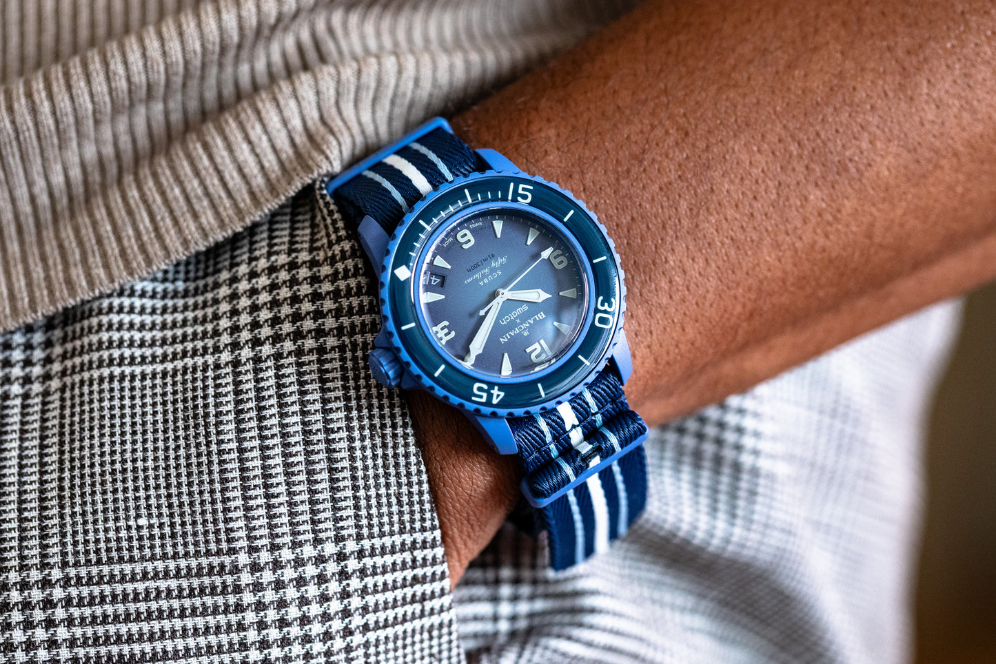 Blancpain X Swatch Scuba Fifty Fathoms Atlantic Ocean