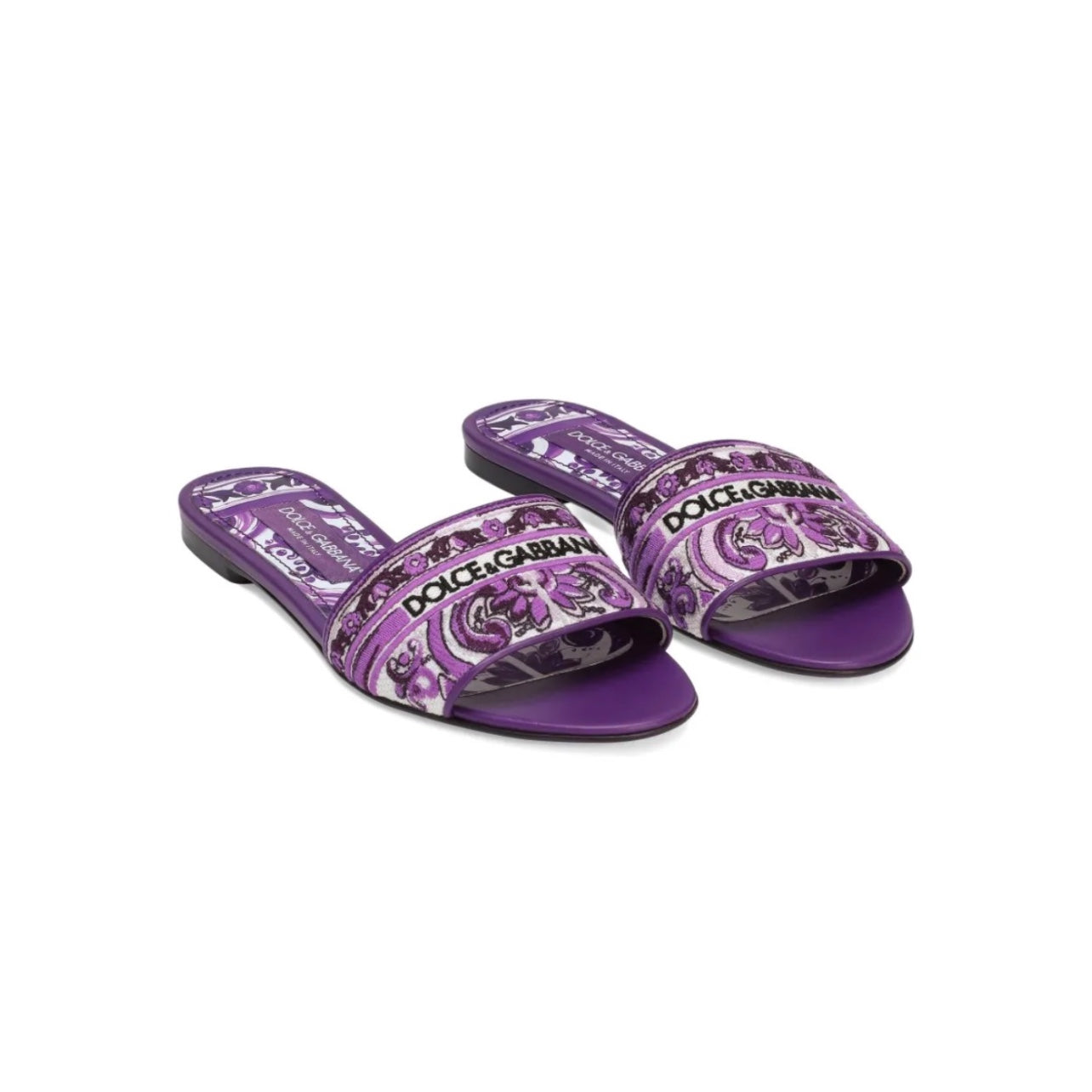Dolce & Gabbana Majolica Embroidered Sandal