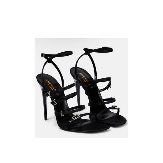 Saint Laurent 120mm Jerry Satin Sandals