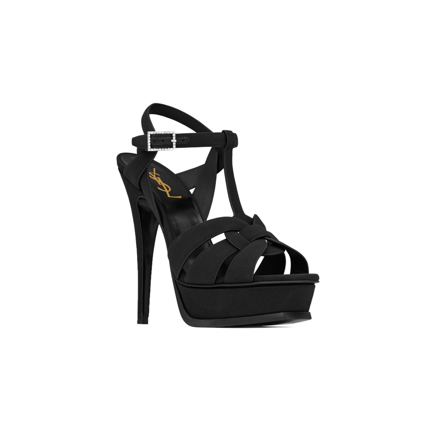 Saint Laurent Velvet Tribute 135mm Sandal