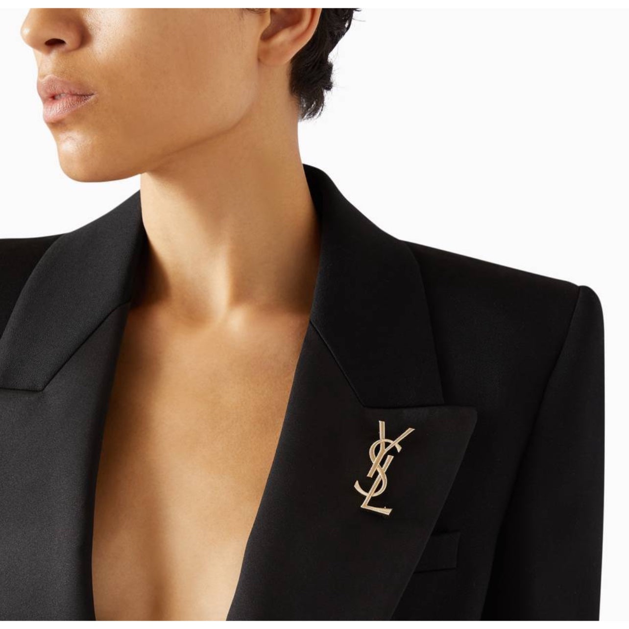 Saint Laurent Brooch