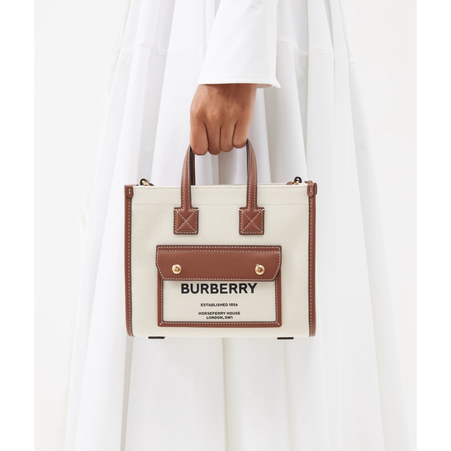 Burberry Mini Canvas Bag