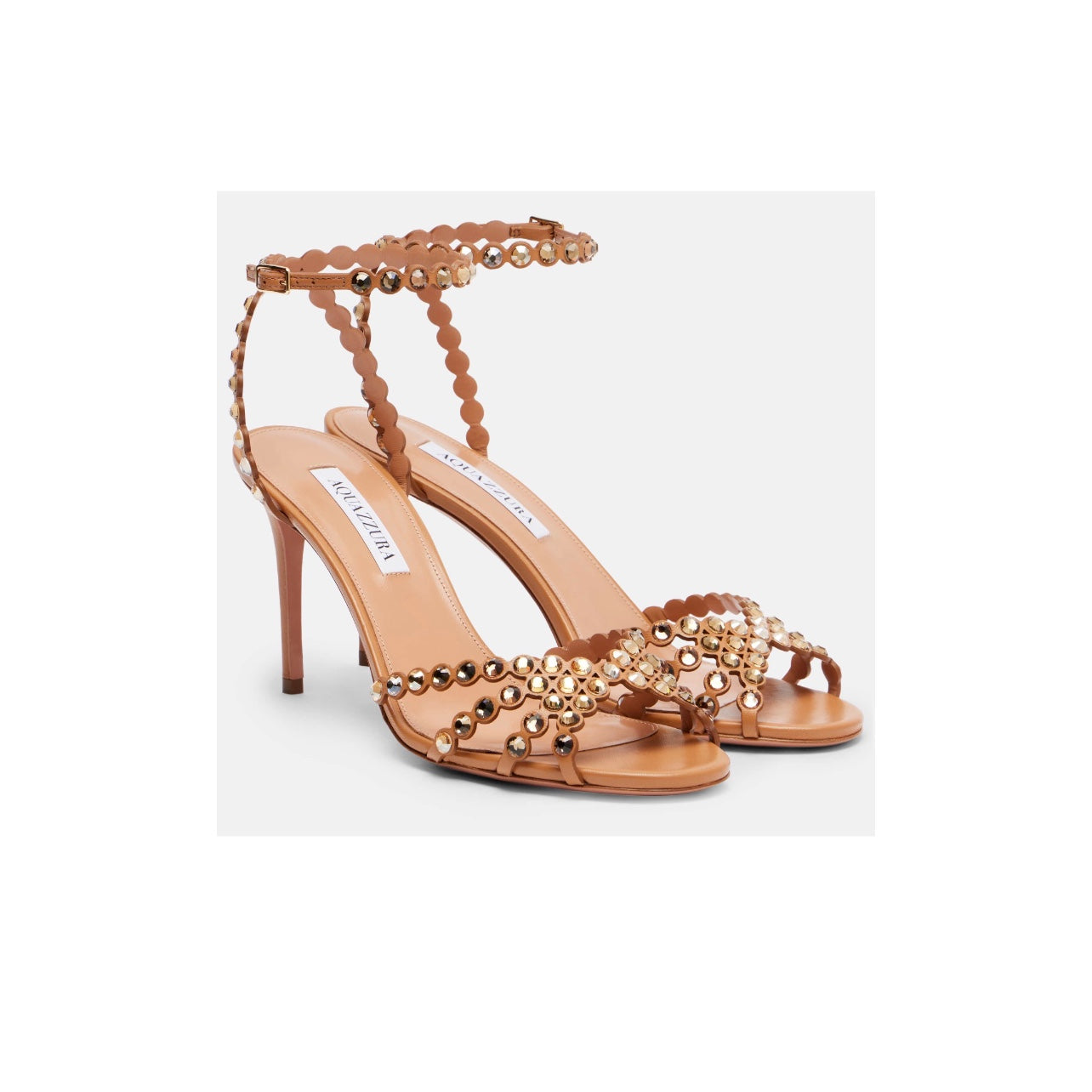 Aquazzura Tequila 85mm Leather Sandal