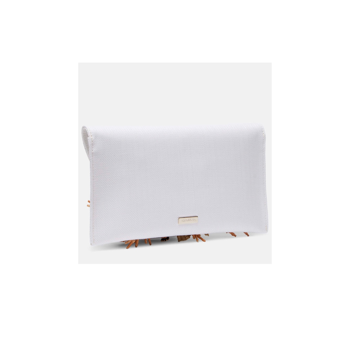 Aquazzura Marea Small Raffia clutch