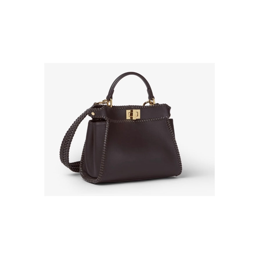 Fendi Mini Peekaboo Leather Bag