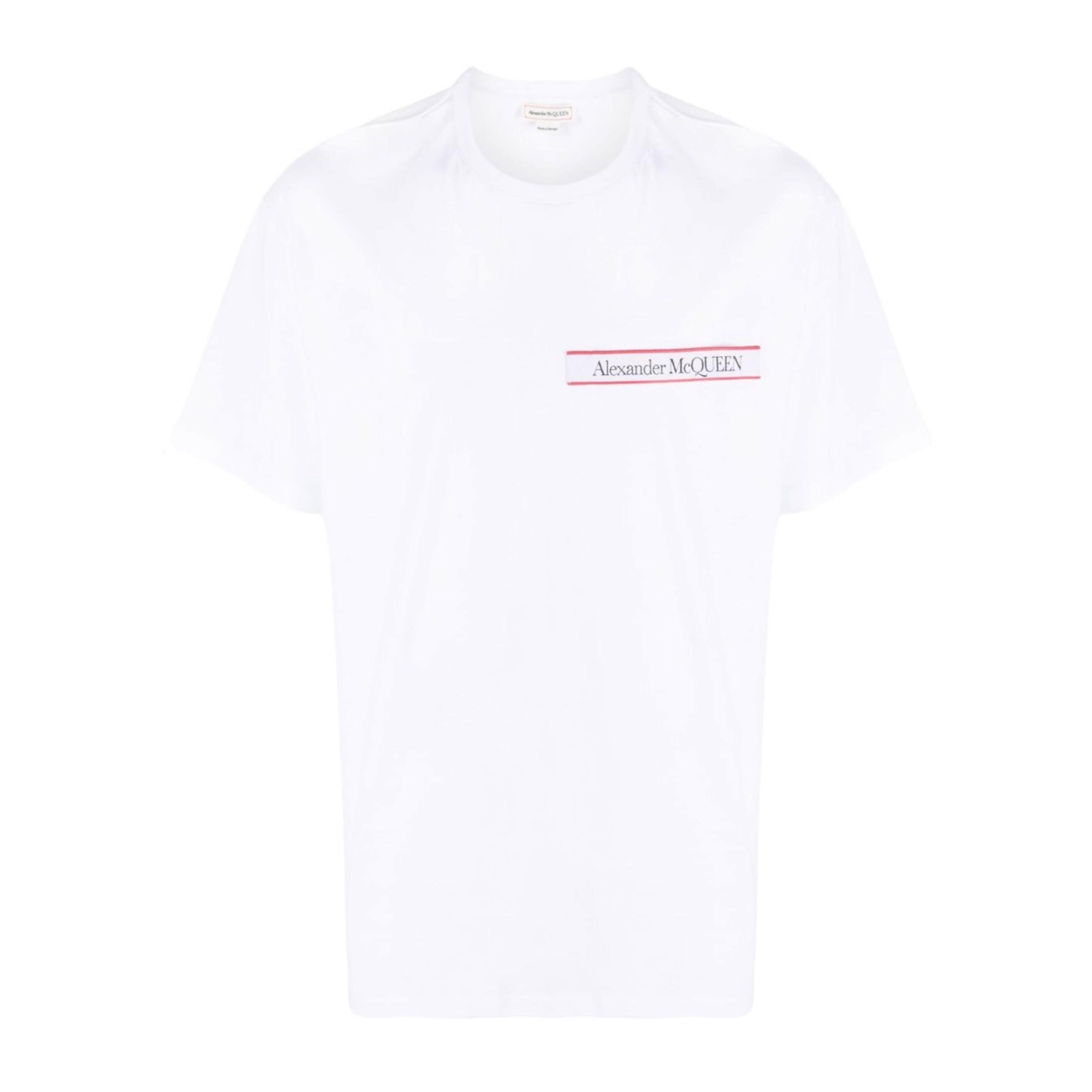 Alexander mcqueen white t clearance shirt