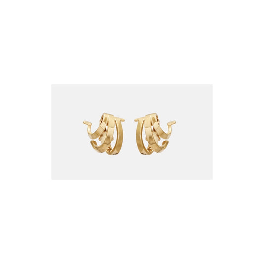 Ferragamo Triple Gancini Earrings