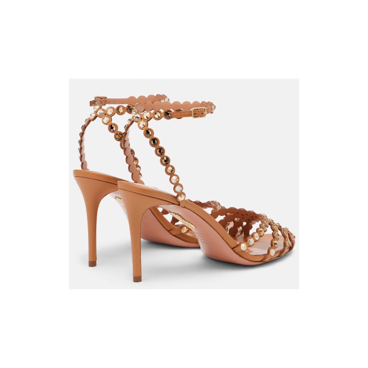 Aquazzura Tequila 85mm Leather Sandal